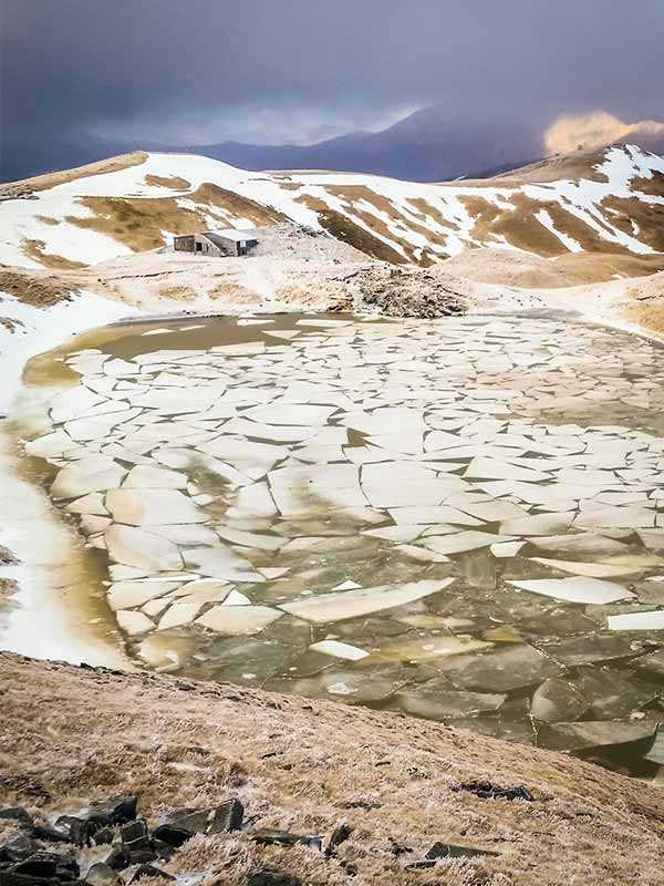 Il lago Scaffaiolo