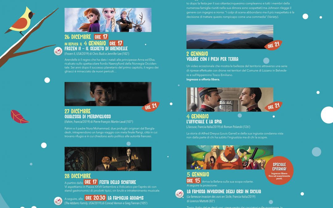 Tornano le proiezioni al Cinema La Pergola di Vidiciatico